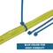 Kable Kontrol Cable Tie, 8 in L, 47.62 mm Max Bundle Dia., Blue, Nylon 6/6, 40 lb Strength, 100 PK CTMD-800-40-BLUE - alternate 4